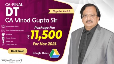 CA Final DT Google Drive Classes by CA Vinod Gupta Sir For Nov 21 Attempt- Full HD Video Lecture + HQ Sound
